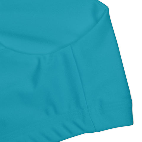 Daisy Teal Blue Kid/Tween Two Piece Swimsuit (solid colour)