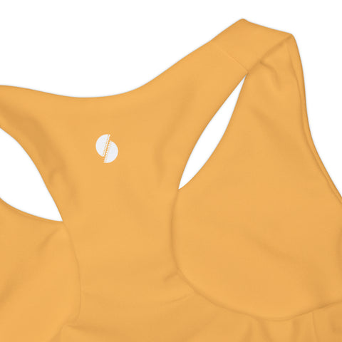 Izzy Orange Kid/Tween Two Piece Swimsuit (solid colour)