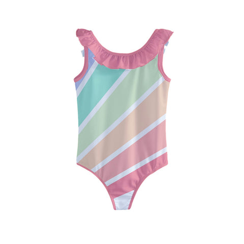 Willow Kid/Tween frilly full swimsuit