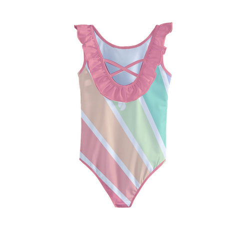 Willow Kid/Tween frilly full swimsuit