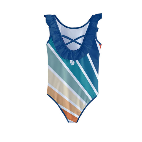 Meadow Kid/Tween frilly full swimsuit