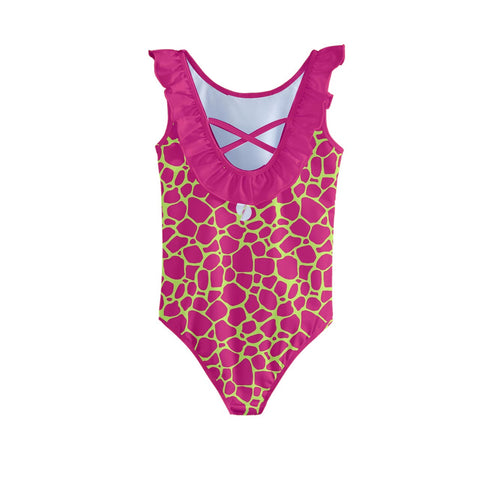 Vinnie Kid/Tween frilly full swimsuit