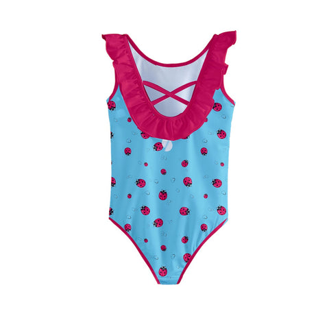 Betty Kid/Tween frilly full swimsuit