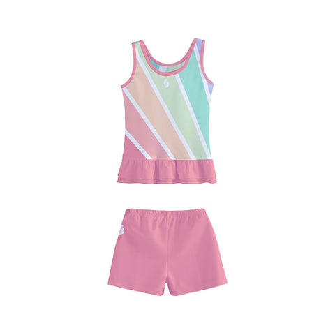 Willow Kid/Tween frilly boyleg swimsuit