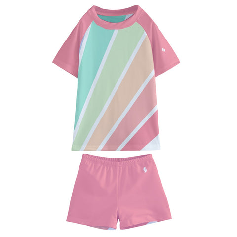 Willow Kid/Tween swim t-shirt and shorts set