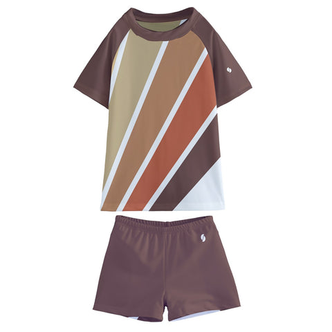 Milo Kid/Tween swim t-shirt and shorts set