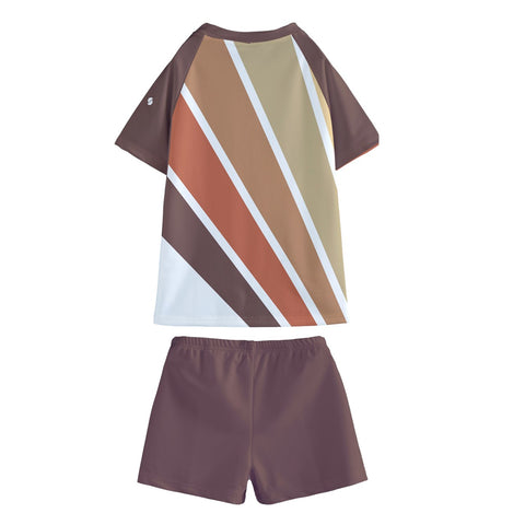 Milo Kid/Tween swim t-shirt and shorts set