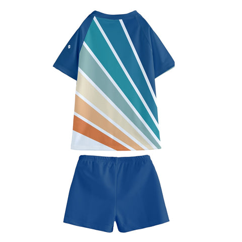 Meadow Kid/Tween swim t-shirt and shorts set