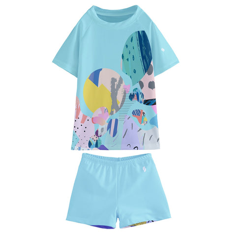 Angel Kid/Tween swim t-shirt and shorts set