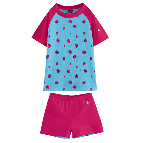 Betty Kid/Tween swim t-shirt and shorts set