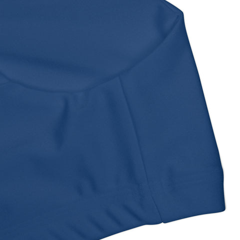 Meadow Retro Indigo Blue Kid/Tween Two Piece Swimsuit (solid colour)