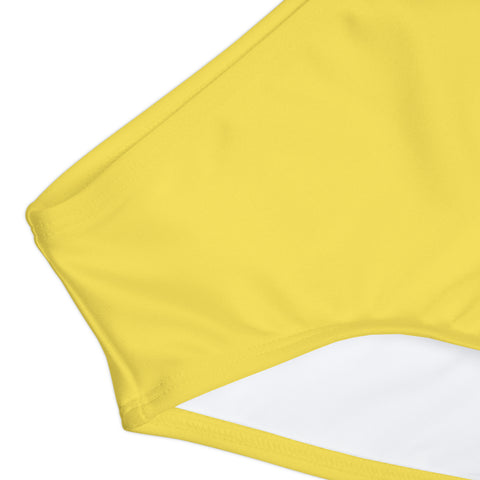 Sammy Bright Yellow Kid/Tween Two Piece Swimsuit (solid colour)