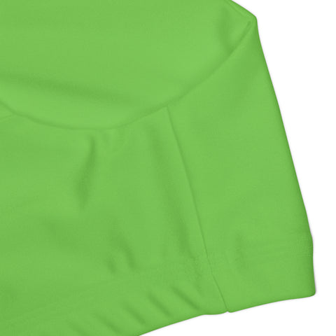Lime Green Kid/Tween Two Piece Swimsuit (solid colour)