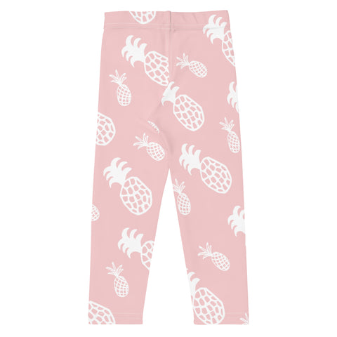 Poppie Light Pink Pineapple kid leggings