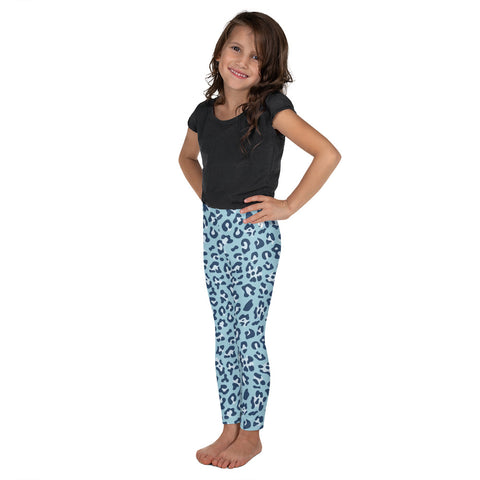 Prince Blue Leopard kid leggings