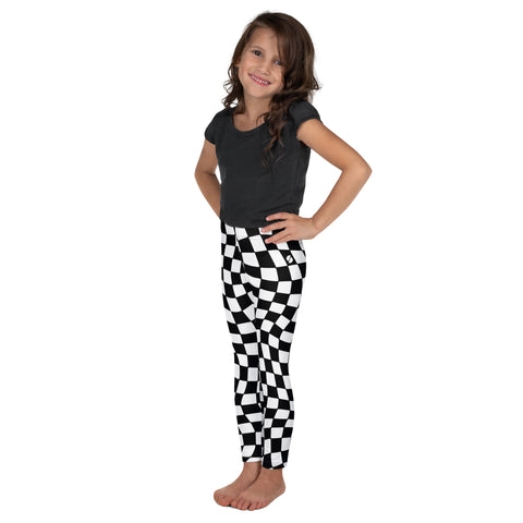 Scout Black & White Checkered kid leggings