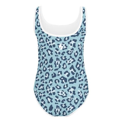 Prince Blue Leopard kid full swimsuit