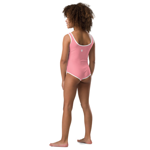 Willow Pastel Pink kid full swimsuit