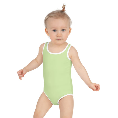 Pepper Light Green kid full swimsuit