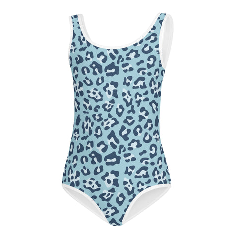 Prince Blue Leopard kid full swimsuit