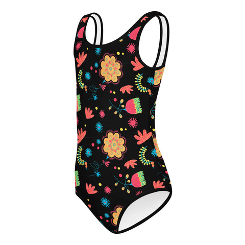 Daisy Bright Floral kid full swimsuit