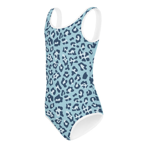 Prince Blue Leopard kid full swimsuit