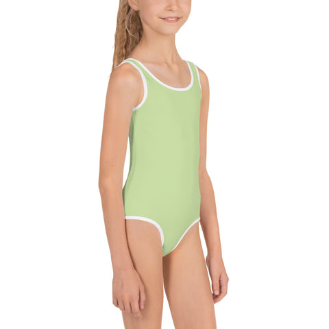 Pepper Light Green kid full swimsuit