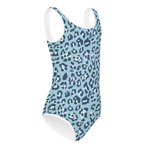 Prince Blue Leopard kid full swimsuit