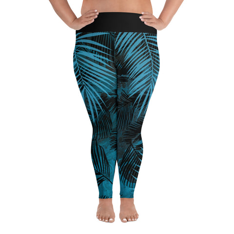 Night In The Jungle plus size leggings