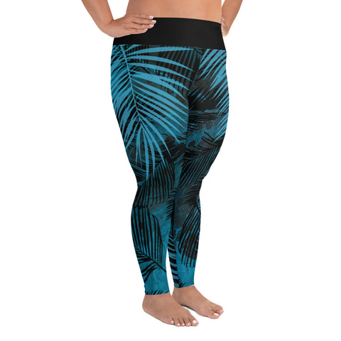 Night In The Jungle plus size leggings