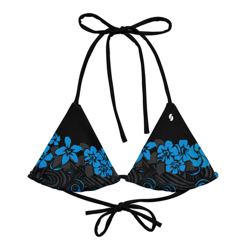 Hibiscus Darling string bikini top