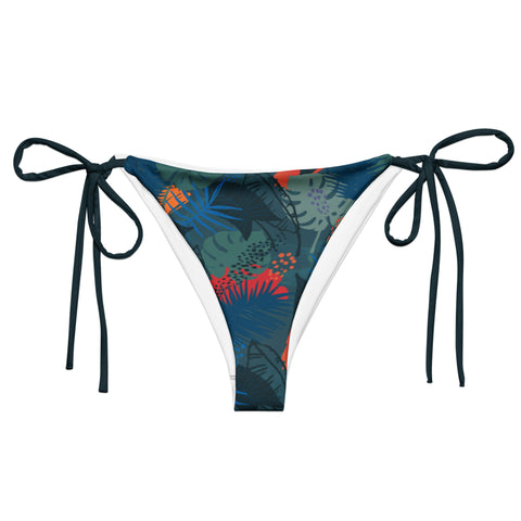 Jungle Sunset string bikini bottom