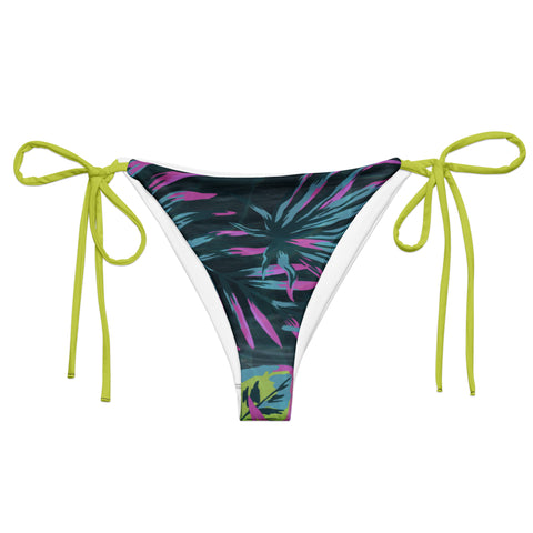 Psychedelic Jungle Neon string bikini bottom