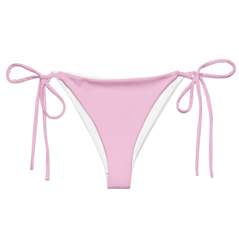Summer Pastel Pink string bikini bottom
