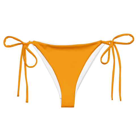 Summer Bright Orange string bikini bottom