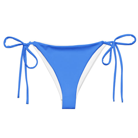 Summer Bright Blue string bikini bottom