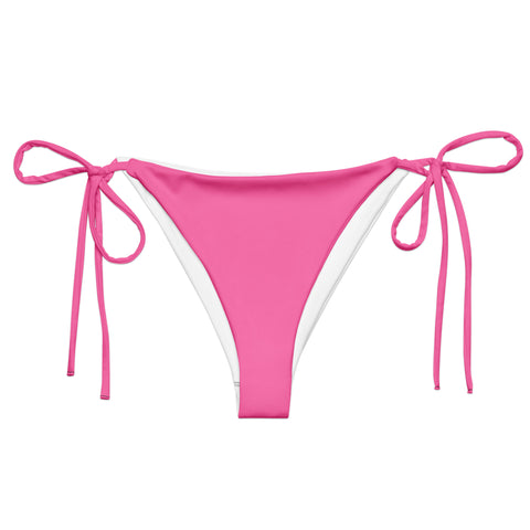 Summer Bright Candy Pink string bikini bottom