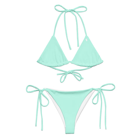 Summer Pastel Mint string bikini set
