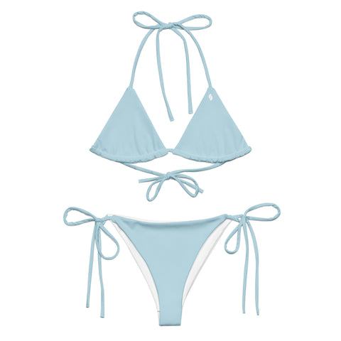 Summer Pastel Blue string bikini set