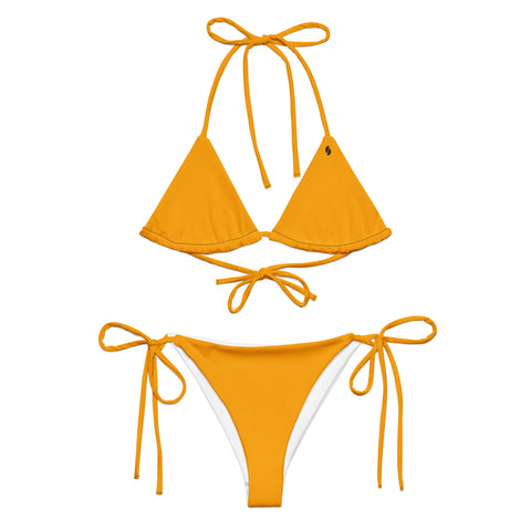 Summer Bright Orange string bikini set