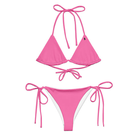 Summer Bright Candy Pink string bikini set
