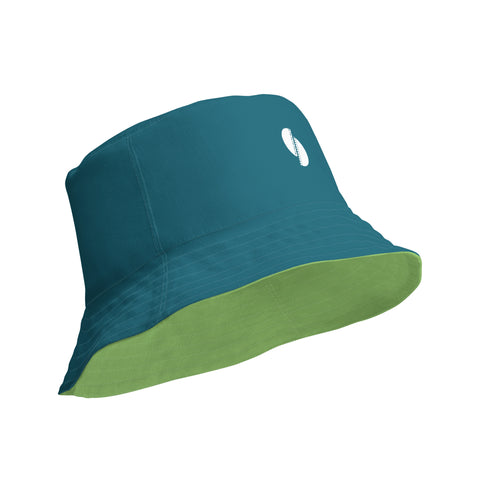 Green & Teal reversible bucket hat