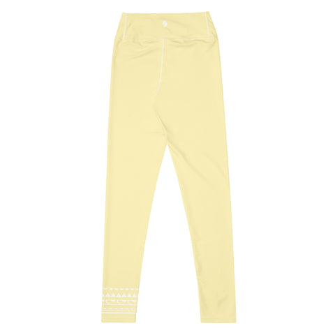 Summer Pastel Yellow leggings