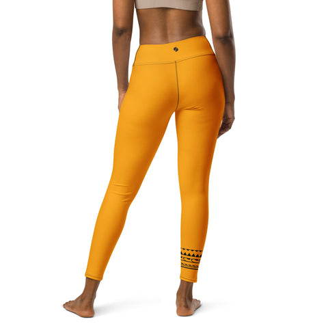 Summer Brights Orange leggings