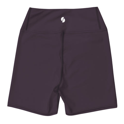 Psychedelic Jungle Mint & Coral shorts (solid purple-black)