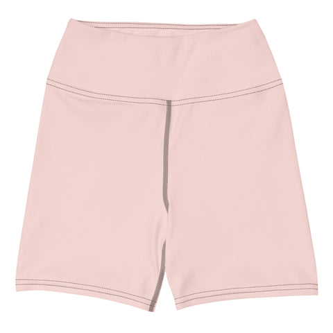 Striped Jungle shorts (solid light pink w/black)