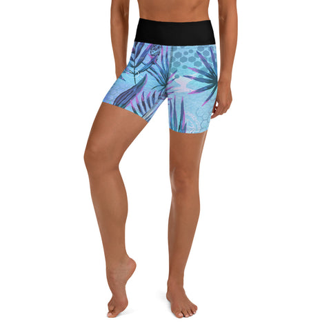 Teal Surfing Dreams shorts