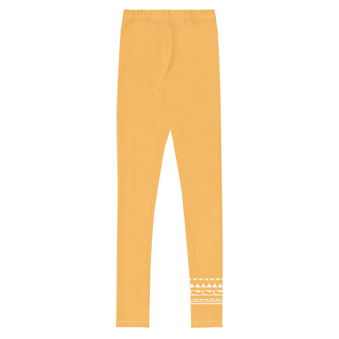 Izzy Orange tween leggings