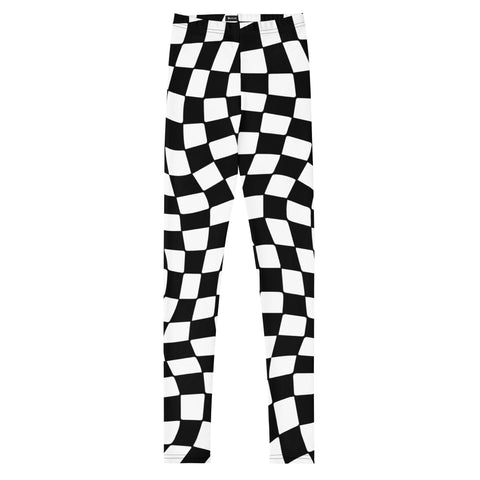 Scout Black & White Checkered tween leggings