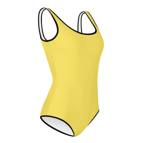 Sammy Bright Yellow tween full swimsuit